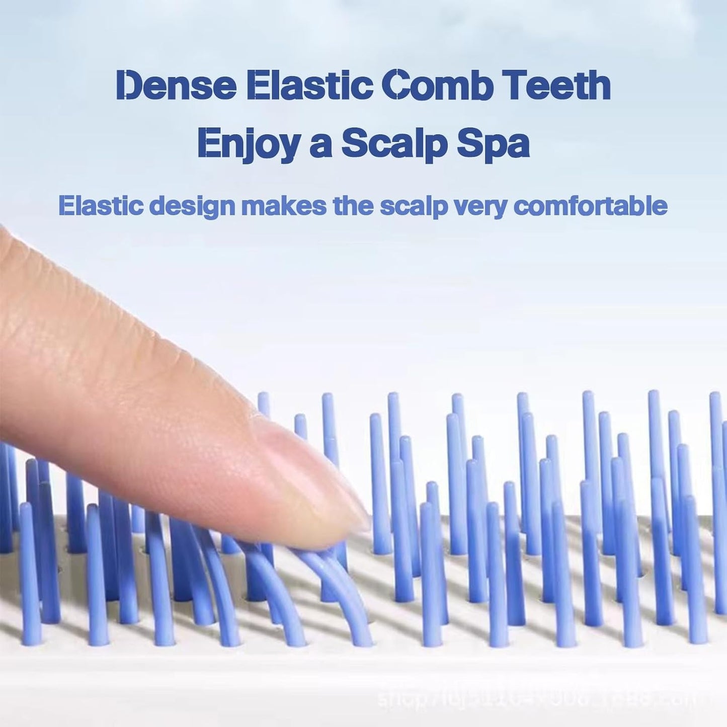 Self Cleaning Hair Brush, One-Click Cleaning Telescopic Hair Comb - Without box (Random Color)
