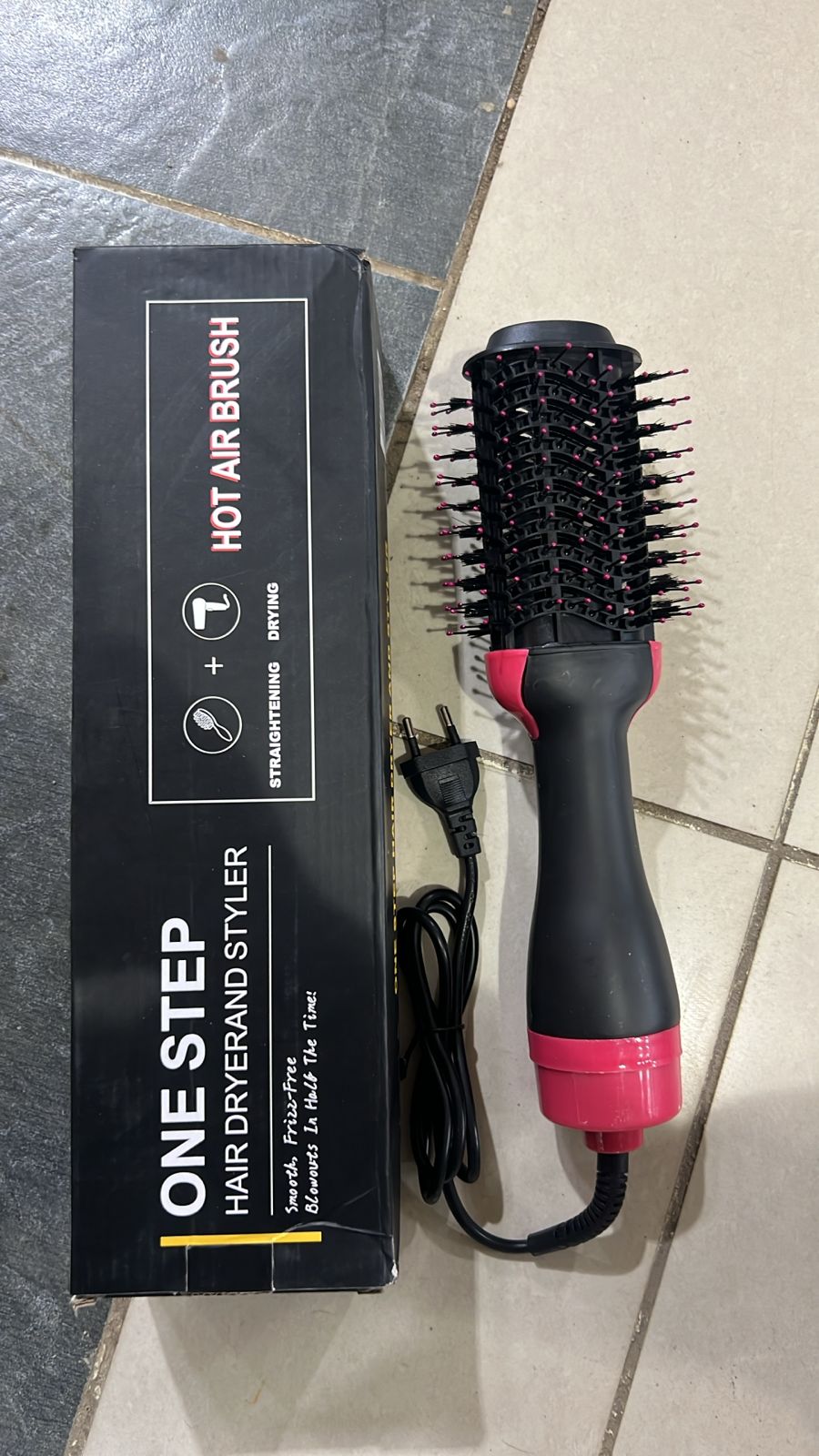 One Step 3 in 1 Hair Dryer and Volumizer / Hot Air Brush - Comb For Drying, Straightening, and Curling