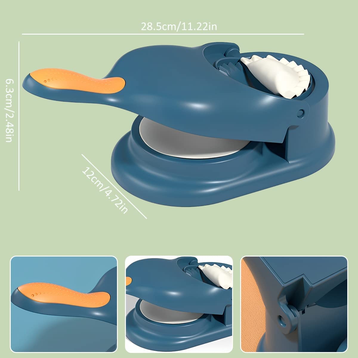 2-in-1 Dumpling Maker | Samosa & Momos Tool (Random Colour)