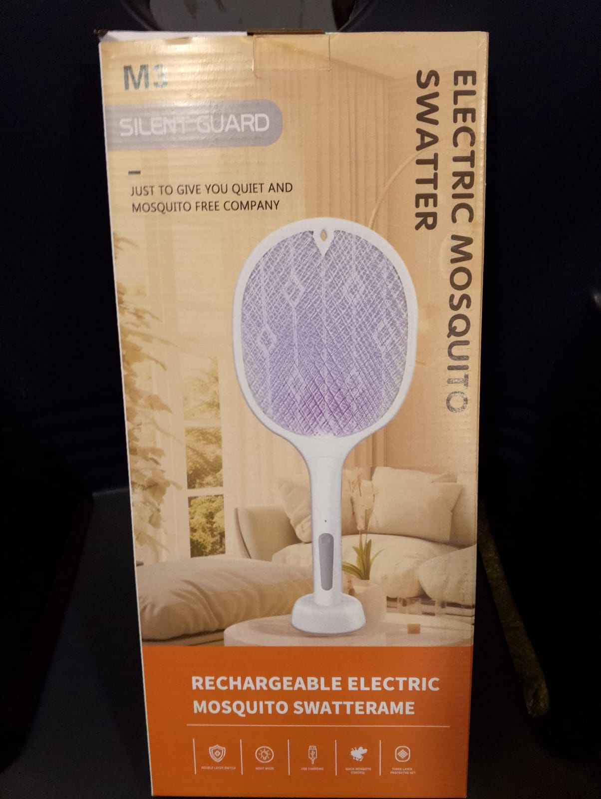 Electric Mosquito Racket | USB Rechargeable