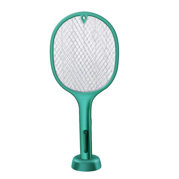 Mosquito Racket Electric Fly Swatter Powerful USB Rechargeable Grid 3-layer Mesh Home Fly Killer Lamp (Random Color)