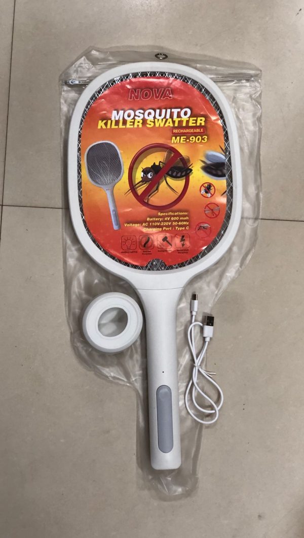 Electric Mosquito Racket | USB Rechargeable