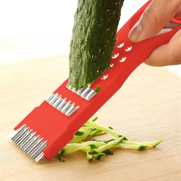 Multifunctional Fruit Vegetables Peeler Grater Shredder Cutter – Pack of 3 (Random Color)