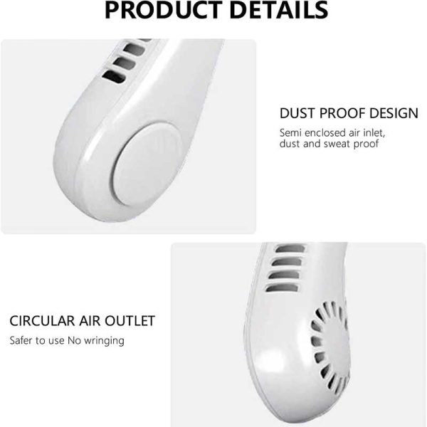 Arctic Neck Fan Portable Bladeless | Portable Rechargeable Fan Bladeless Neck Fan