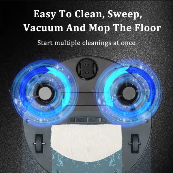 Portable Mini Wireless Smart Sweeping Robot Mopping 3 in 1 Rechargeable Cleaning Machine Vacuum Cleaner Robot (Random Colors)