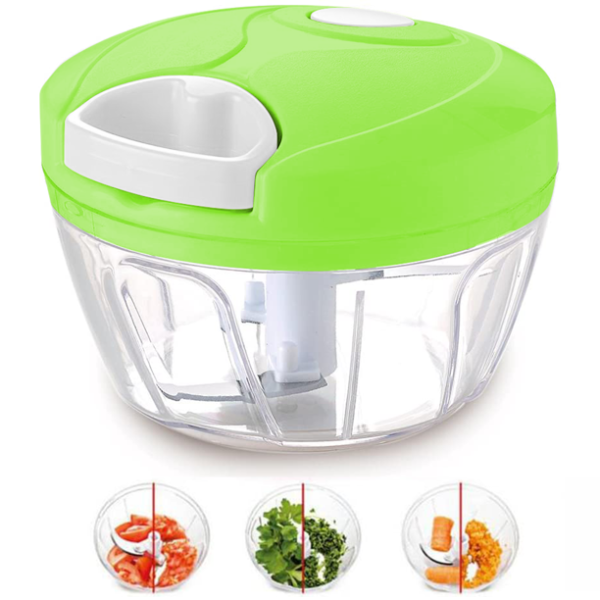 Manual Food Chopper For Vegetable| Fruits Nuts| Onions Chopper Hand Pull Mincer Blender Mixer Food Processor