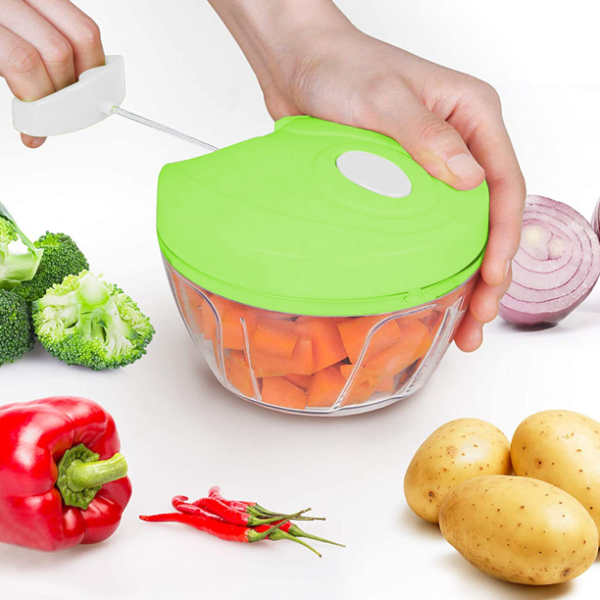 Manual Food Chopper For Vegetable| Fruits Nuts| Onions Chopper Hand Pull Mincer Blender Mixer Food Processor