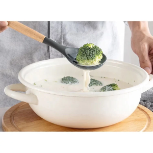 12 Pcs Silicone Cooking Utensils Kitchen Utensil Set |  Turner Tongs,spoon,brush,whisk-wooden Handle – Random Color