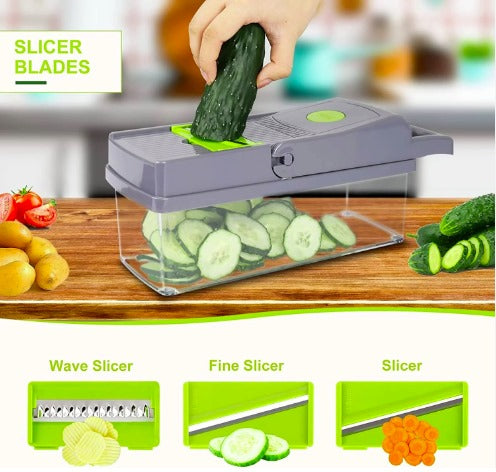 16 In1 Mandoline Slicer Veggie Food Chopper