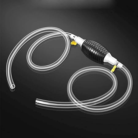 Multipurpose Liquid Transfer Pump | Portable Manual Oil, Water, Fuel Hand Transfer Pump - 5 ft (random color)