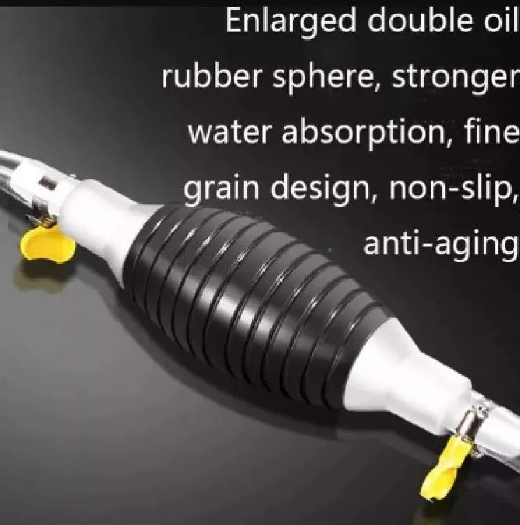 Multipurpose Liquid Transfer Pump | Portable Manual Oil, Water, Fuel Hand Transfer Pump - 5 ft (random color)