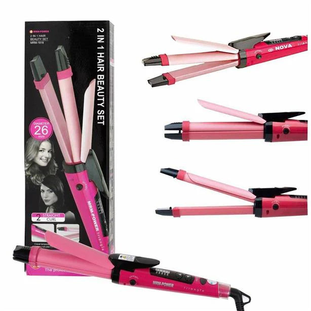 2-in-1 Nova Hair Straightener and Curler