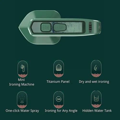 Professional Micro Steam Iron Handheld Household Portable Ironing Machine Garment Steamer Best For Travel