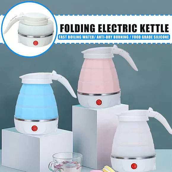 Foldable And Portable Teapot Water Heater Electric Kettle 0.6L (Random Colors)