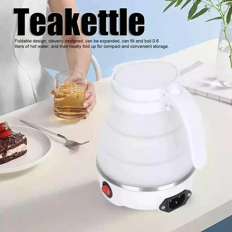 Foldable And Portable Teapot Water Heater Electric Kettle 0.6L (Random Colors)
