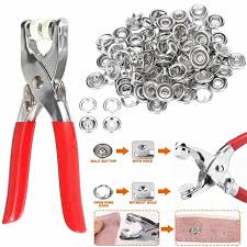 Metal Hand Press Tich Button Machine metal good quality - 50 PCs button