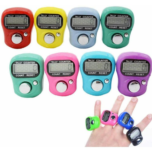 Finger Counter Tasbih Digital Electronic Tally Counter Praying Muslim LCD Counter