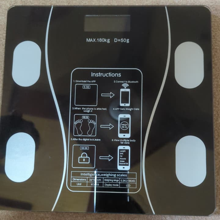 Smart Wireless Bluetooth Digital Weight Scale