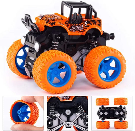 Monster Truck Toys Friction Push &amp; Go High Speed Friction Vehicles for Kids