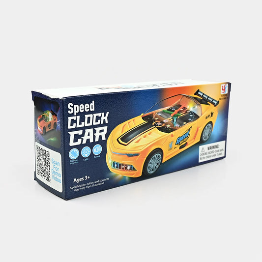 Speed clock car | ELECTRIC CAR WITH LIGHT &amp; MUSIC FOR KIDS