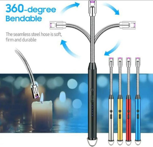 Arc Lighter With USB Charging | Flameless Windproof | Rotate 360 Degrees