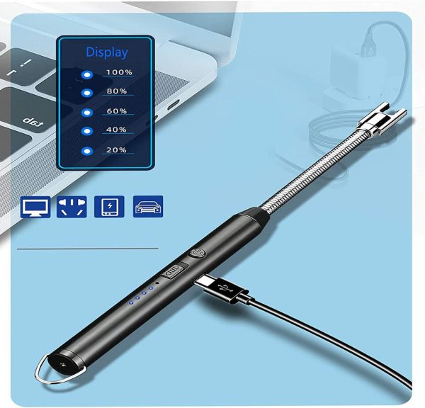 Arc Lighter With USB Charging | Flameless Windproof | Rotate 360 Degrees