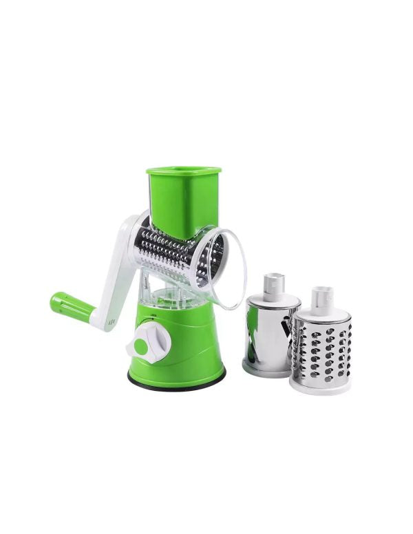 2 In 1 Multifunctional Manual Vegetable Table Top Drum Cutter Slicer
