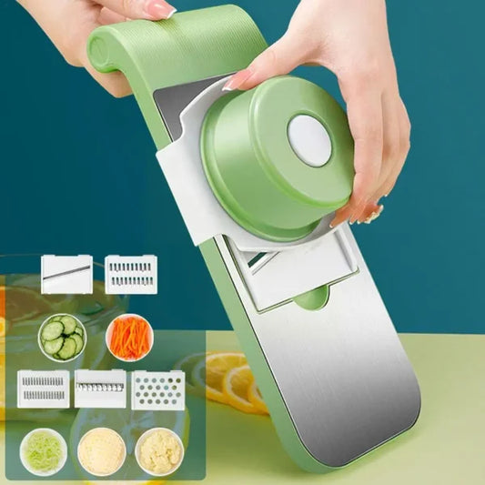 Stainless Steel 5 in 1 Multifunctional Vegetable Cutter Grater For Vegetables Slicers | Mandoline Slicer
