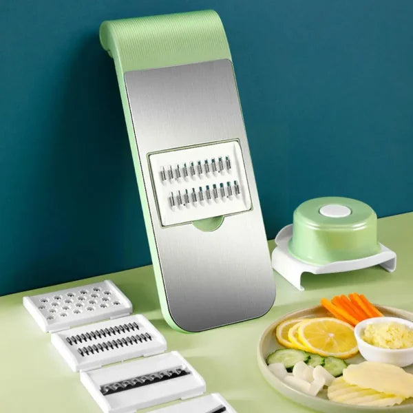Stainless Steel 5 in 1 Multifunctional Vegetable Cutter Grater For Vegetables Slicers | Mandoline Slicer