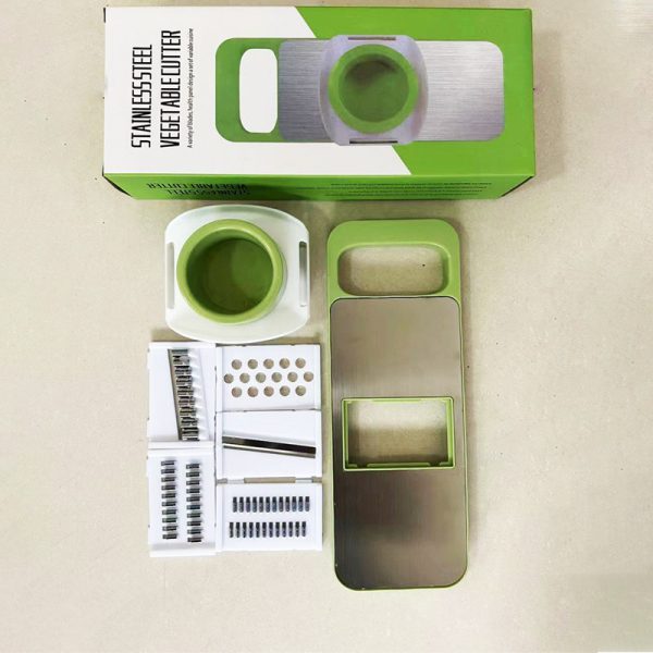 Stainless Steel 5 in 1 Multifunctional Vegetable Cutter Grater For Vegetables Slicers | Mandoline Slicer