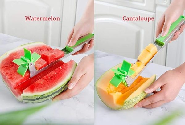 Windmill Stainless Steel Watermelon Cube Cutter