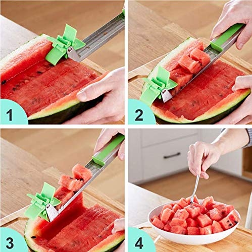 Windmill Stainless Steel Watermelon Cube Cutter
